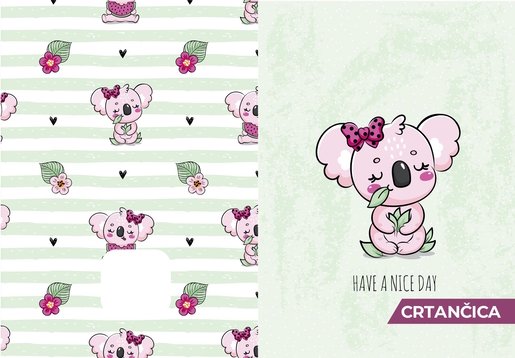 Crtančica BEMORE, B5 linije, 16 listova, meki uvez