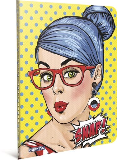 Bilježnica Snap, A4 linije, meki uvez