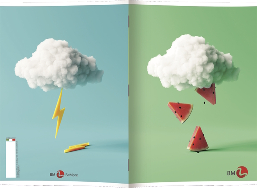 Bilježnica Vibes, A4 linije, meki uvez