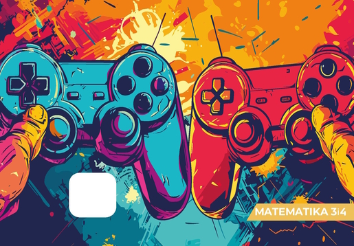 Pisanka Matematika 3 i 4 BEMORE, B5 kvadratići, 48 listova, meki uvez