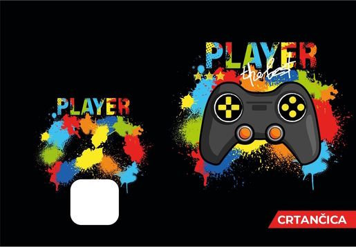 Crtančica BEMORE, B5 linije, 16 listova, meki uvez