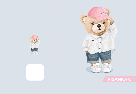 Pisanka C BEMORE, B5 linije, 16 listova, meki uvez