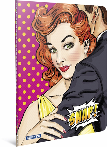 Bilježnica Snap, A4 linije, meki uvez