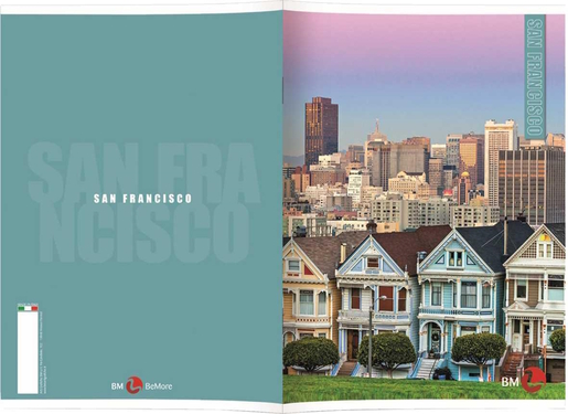 Bilježnica City, A4 geometrija, meki uvez