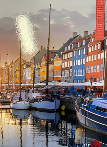 Bilježnica City, A4 geometrija, meki uvez