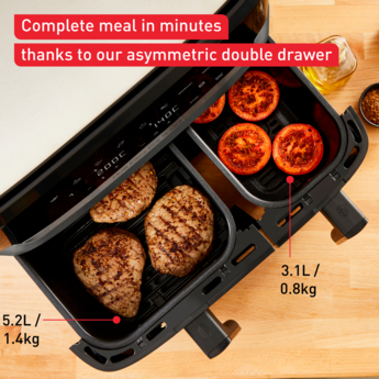 Tefal friteza na vrući zrak Dual Easy Fry & Grill 8,3 l EY905B10