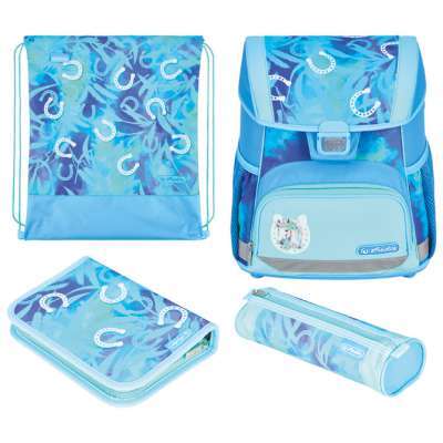 Školska torba, anatomska, 4u1, Herlitz, Loop Lucky Horse