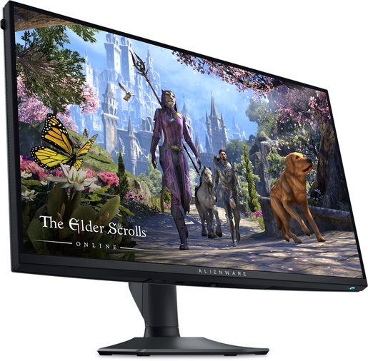 Dell 27" Alienware Gaming monitor AW2725QF, IPS 4K, 180Hz, 0.5ms, nVidia G-Sync, 2x HDMI, DisplayPort, USB Hub, Pivot