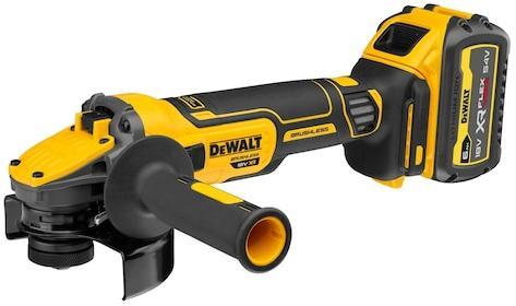 DEWALT akumulatorska kutna brusilica DCG409T1-QW 125MM (18V, XR 6AH s punjačem, TSTAK)