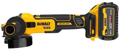 DEWALT akumulatorska kutna brusilica DCG409T1-QW 125MM (18V, XR 6AH s punjačem, TSTAK)