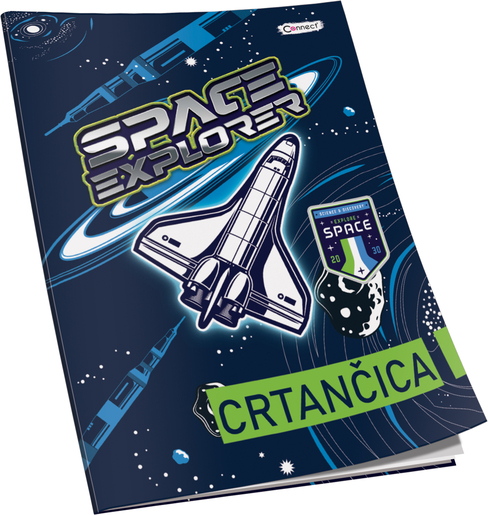 Crtančica Premium Connect Boy, B5 linije, 16 listova, meki uvez