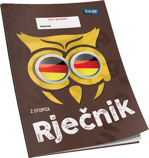 Rječnik Educa, A6 linije, 40 listova, meki uvez