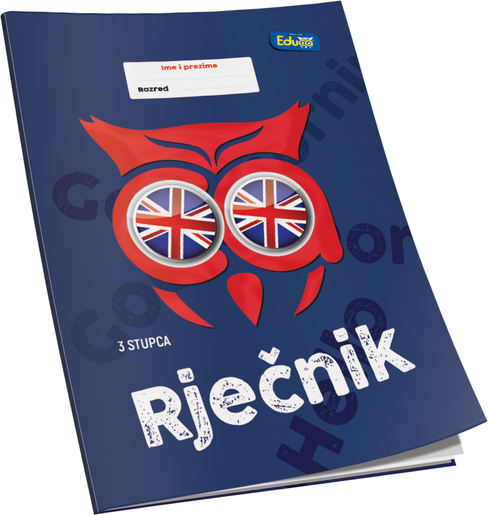 Rječnik Educa, B6 linije, 40 listova, meki uvez