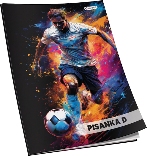 Pisanka D Connect Boy+ Soft, B5 linije, 52 listova, meki uvez