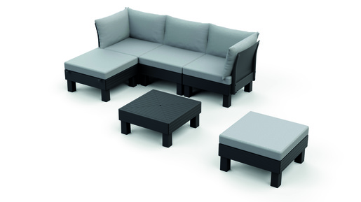 Keter Elements SET,  sivi - JEDAN SET, BEZBROJ OPCIJA