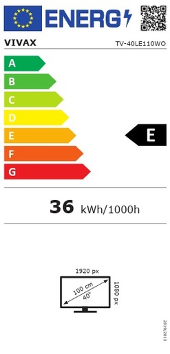 VIVAX 40" IMAGO LED TV 40LE110WO, FHD