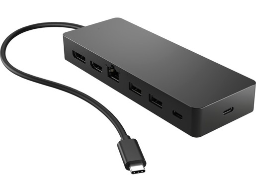 HP USB-C Multiport Hub, 2xUSB-A 3.2, USB-C 3.2, HDMI, DisplayPort, RJ45, 50H98AA