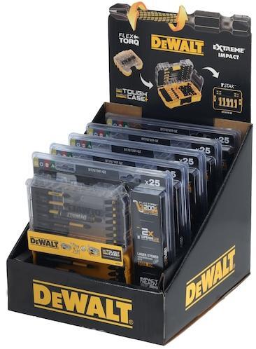 DEWALT set bitova 25/1 DT70730T-QZ 25-57-89MM S DRŽAČEM I NASADNIM KLJUČEM 8MM