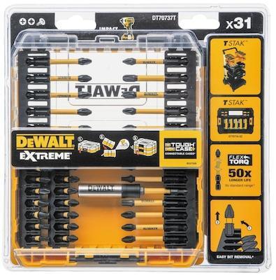 DEWALT set bitova 25/1 DT70730T-QZ 25-57-89MM S DRŽAČEM I NASADNIM KLJUČEM 8MM