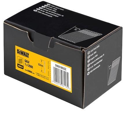 DEWALT Čavli završni 1,6X63MM DNBA1663GZ 2500 kom.