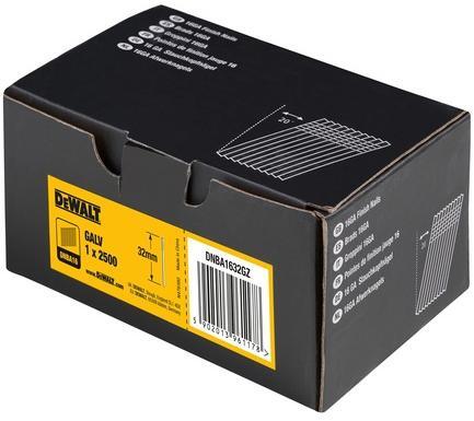 DEWALT Čavli završni 1,6X32MM DNBA1632GZ 2500 kom.