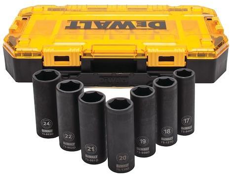 DEWALT nasadni udarni ključ, 1/2", 17-24 mm, DWMT74737-0 set 7/1
