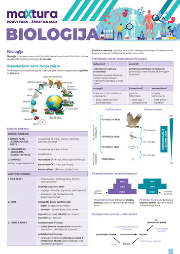 MEMENTO BIOLOGIJA maXtura