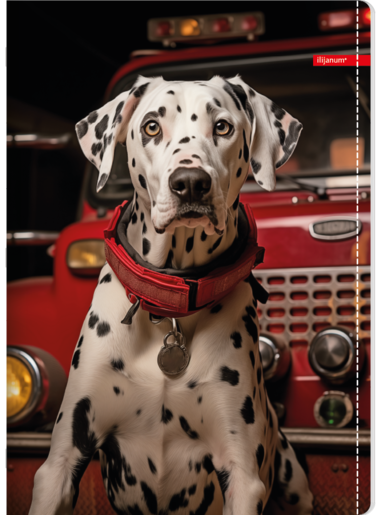 Bilježnica Ilijanum Pets, A4 kvadratići, 60 listova, meki uvez