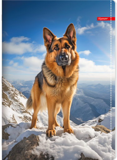 Bilježnica Ilijanum Pets, A4 kvadratići, 60 listova, meki uvez