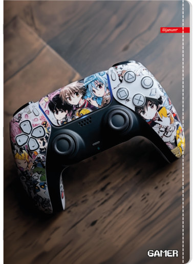 Bilježnica Ilijanum Gamer, A4 linije, 52 listova, meki uvez