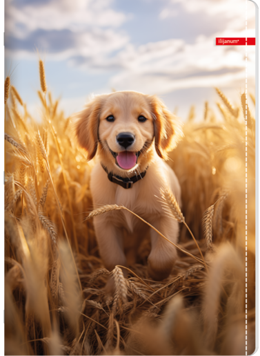 Bilježnica Ilijanum Pets, A4 geometrija, 52 listova, meki uvez