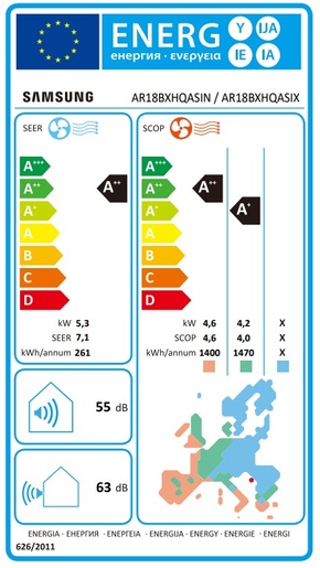 Samsung klima uređaj AR3500 AR18BXHQASIN