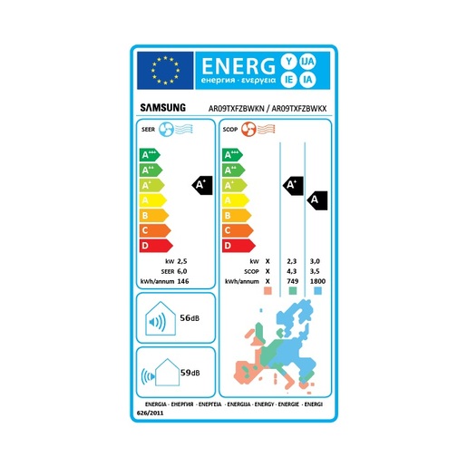 Samsung klima uređaj NORDIC GEO AR09TXFYBWKN