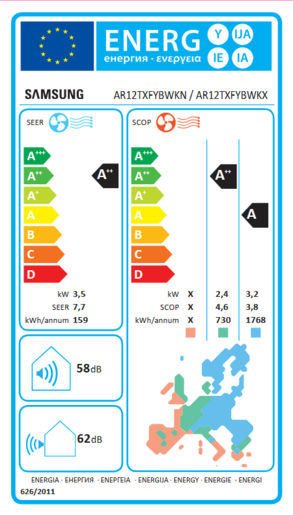 Samsung klima uređaj NORDIC GEO AR12TXFYBWKN