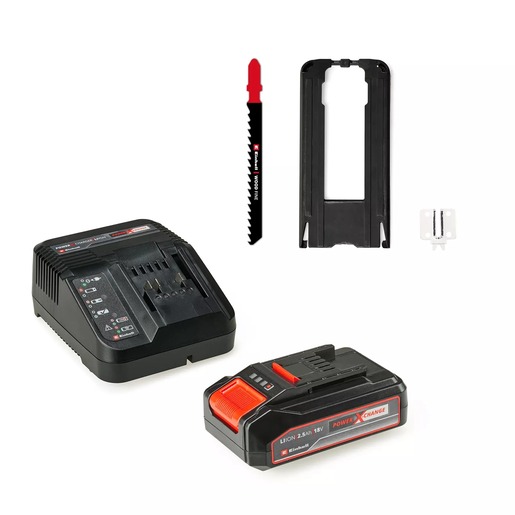 EINHELL akumulatorska ubodna pila TC-JS 18/70 Li, baterija 2.5 Ah i punjač