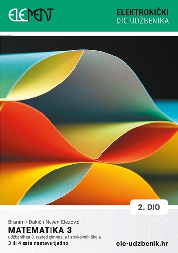 Matematika 3, 2. dio, pristupni kôd za elektronički dio udžbenika za 3. razred gimnazija i strukovnih škola (3 ili 4 sata nastave tjedno)