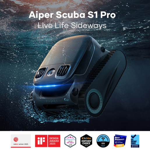 Aiper Scuba S1 Pro, robotski čistač bazena