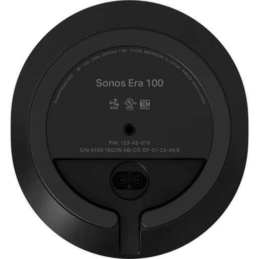 Sonos Era 100 prijenosni Bluetooth zvučnik, crni
