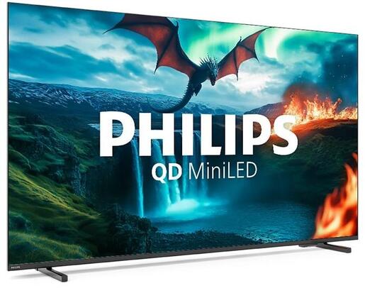 Philips 55" QD-Mini LED TV 55MLED820/12, 4K UHD, Titan OS Smart TV, P5 Perfect Picture Engine, Dolby Atmos