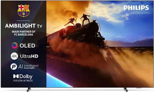 Philips 77" OLED TV 77OLED770/12, 4K UHD, Ambilight, Titan OS Smart TV, P5 AI Picture Engine, Dolby Vision & Dolby Atmos