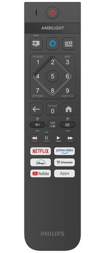 Philips 55" QLED TV 55PUS8510/12, 4K UHD, Ambilight, Titan OS Smart TV, Pixel Precise Ultra HD, Dolby Atmos