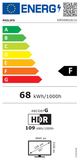 Philips 55" QLED TV 55PUS8510/12, 4K UHD, Ambilight, Titan OS Smart TV, Pixel Precise Ultra HD, Dolby Atmos