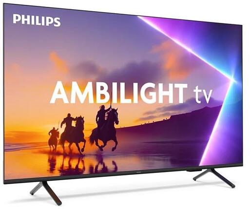 Philips 50" QLED TV 50PUS8510/12, 4K UHD, Ambilight, Titan OS Smart TV, Pixel Precise Ultra HD, Dolby Atmos