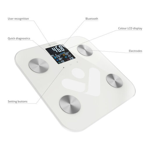 TRUELIFE pametna vaga FitScale W6 BT, bijela