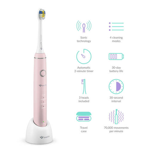 TRUELIFE električna četkica SonicBrush Compact Pink