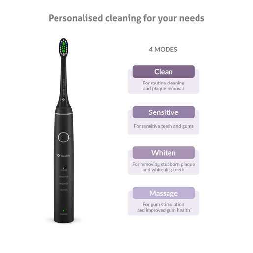 TRUELIFE električna četkica SonicBrush Compact Black