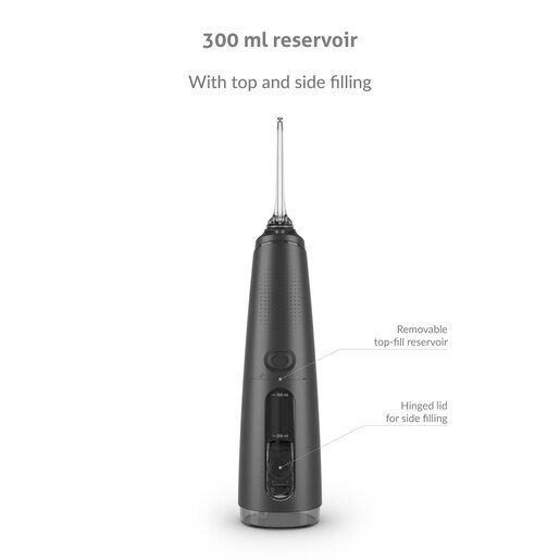 TRUELIFE oralni tuš AquaFloss Compact C300, crni