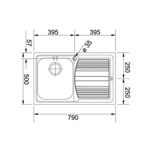 Franke set sudoper Logica Line LLX 611 + slavina ORBIT
