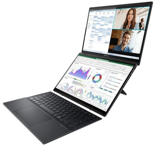 ASUS Zenbook Duo 14 UX8406CA-PZ042X, 14" WQXGA+ OLED, Intel Core Ultra 9 285H, 32GB RAM, 2TB PCIe SSD, Intel Arc Graphics, Windows 11 Pro, laptop