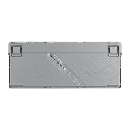 ASUS ROG Azoth, mehanička tipkovnica, bežična, ROG NX Snow switch, 75% veličina, bijela, 90MP031A-BKUA11